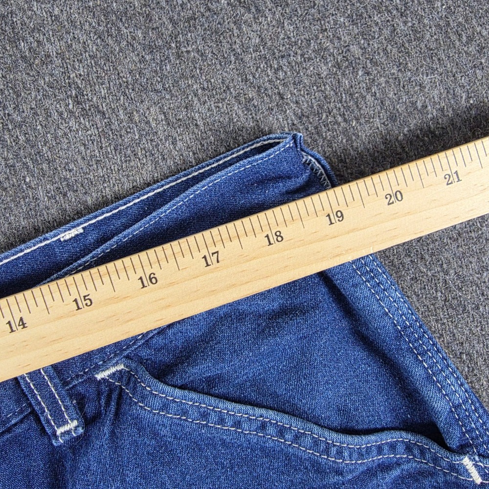 Carhartt Carpenter Jeans Mens Fit 39x30 Blue Denim B01 Relaxed Union Made in USA - Picture 10 of 10